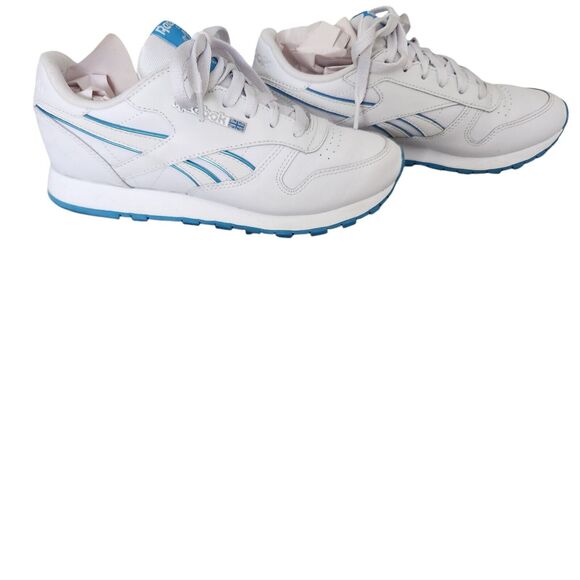 Reebok Classic Leather DV8758 Shoes Blue Women's Size 7 - Picture 2 of 7